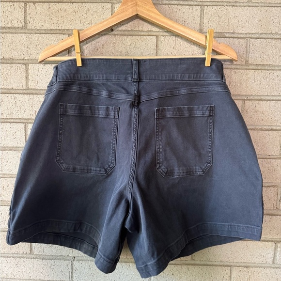 Charcoal Shorts Spanx 6” Twill Slimming Shaping | Pull On | Sz XL - Picture 7 of 7